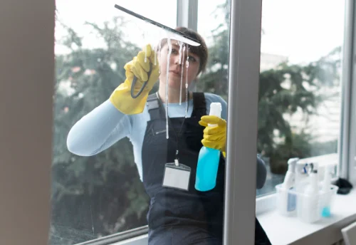 Nettoyage de vitres intérieures et extérieures à Montchanin